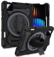 Xiaomi SP112161 Tech-protect solid  pad 7 / 7 pro tablet tok kitámasztóval, fekete kép