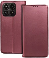 Xiaomi TF5907674548041 Telefontok  17 - smart magnetic burgundy szilikon keretes mágneses könyvtok kép