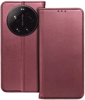 Xiaomi TF5907674548065 17 ultra - smart magnetic burgundy szilikon keretes mágneses könyvtok kép