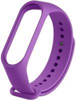 Xiaomi TF6938595350290 Okosóra szilikon szíj -  mi band 4 / band 3 - devia lila szilikon szíj kép