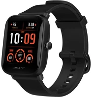 Xiaomi W2008OV1N Amazfit Bip U Pro okosóra (szilikon, aktivitásmérés, GPS, pulzusmérés, vízálló) FEKETE kép