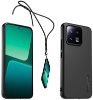 Xiaomi WICOQUESPMI13N 13 gyári műanyag hátlap tok karpánttal, fekete kép