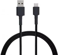 Xiaomi XIAO-USB-TYPE-C-BK Mi fonott usb / usb-c töltő- és adatkábel, 1m, fekete kép