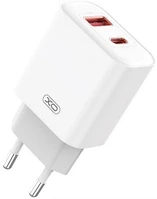 Xo CE12 Ce12 hálózati töltő usb+type-c aljzat (20w, pd gyorstöltő) fehér kép