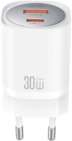 Xo CE21 30w  gan 1x usb-c 1x usb-a fali töltő kép