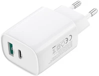 Xo CE29 Ce29 hálózati töltő usb+type-c aljzat (20w, pd gyorstöltő) fehér kép