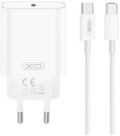Xo CE32 hálózati töltő type-c aljzat (20w, pd gyorstöltő 3.0 + type-c kábel) kép