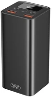 Xo PB97 Pb97 vésztöltő 2 usb+2 type-c aljzat 20000mah, led kijelző, fekete kép