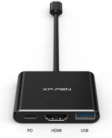 Xp-pen ACW01 3-in-1 adapter -  (bemenet: usb-c, kimenet: usb-c pd:60w/hdmi/1x usb3.0) kép