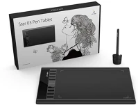 Xp-pen PERDIGXPPSTAR03V2 Star 03 v2 digitalizáló tábla fekete kép