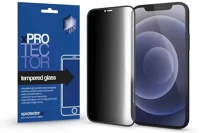 Xpro 128857 Iphone 15 pro tempered glass 0.33 full 3d fg privacy üveg kijelzővédő fólia kép