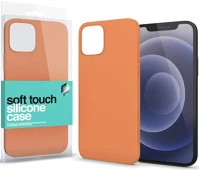 Xprotector XP128963 Apple iphone 15 pro, szilikon tok,  soft touch, narancssárga kép