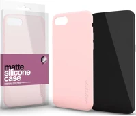 Xprotector XP130636 Apple iphone 16 plus, szilikon tok, ultravékony, matt,  matte, rózsaszín kép