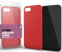 Xprotector XP130639 Apple iphone 16, szilikon tok, ultravékony, matt,  matte, piros kép