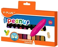 Y-plus DCR1901181023 Zsírkréta + peanut marok vastag 24 db-os klt. kép