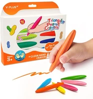 Y-plus DCR2202001023 Zsírkréta + peanut háromszög alakú 12 db-os klt. kép