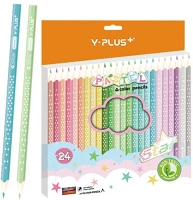 Y-plus DPC2314001023 Színes ceruza + star pastel 24 db-os klt. hegyezővel kép