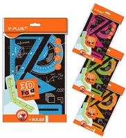 Y-plus DRS1902000000 Vonalzó szett + 3d hajtogatható kép