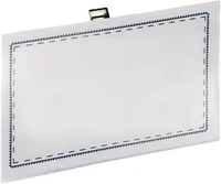 Yanda 03.00719 Névjegykitűző tűs csiptetős  54x90mm kemény 50 darabos kép