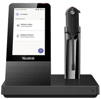 Yealink WH67 Wh67 x uc workstation microsoft teams headset black kép