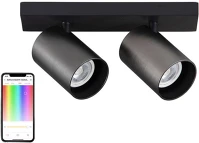 Yeelight YLDDL-0084-B Ylddl-0084-b szpotlámpa, kétizzós (fekete) kép