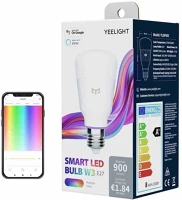 Yeelight YLDP005 Smart  w3 e27 izzó (színes) kép