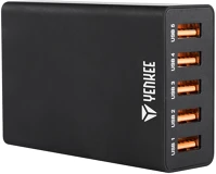 Yenkee YAC 3005BK 5PORT Usb töltőállomás kép