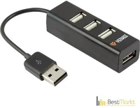 Yenkee YHB 4001 BK Usb hub - 4 x usb 2.0 kép