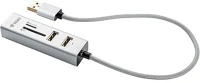 Yenkee YHC 101SR Usb 2.0 elosztó és kártyaolvasó kép