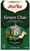 Yogi tea 30.00030 Zöld tea bio  zöld chai 17 filter/doboz kép