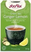 Yogi tea 30.00043 Zöld tea bio  gyömbérrel és citrommal 17 filter/doboz kép