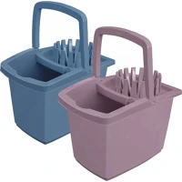 York 070040 Vödör 15 liter szögletes kicsavaró kosárral _ kép