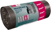 York 090540 FEKETE Szemeteszsák 160 liter 120 x 87 cm 35 mikron 10 db/tekercs _ fekete kép