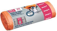 York 090660 Szemeteszsák köthető füles 35 liter 50 x 60 cm 10 mikron 20 db/tekercs kép
