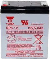 Yuasa NP, 12V, 5 AH Np, 12v, 5 ah kép