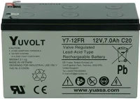 Yuasa YUVOLT 12V 7 AH FR Yuvolt 12v 7 ah fr kép