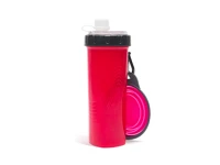 Yummie 60034A Összenyomható kutyatál kulaccsal - rózsaszín () kép