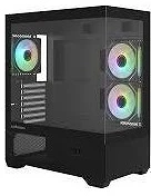 Zalman CHRONIX V2 BLACK Chronix v2 táp nélküli ablakos mid tower számítógépház fekete kép