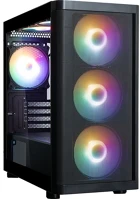 Zalman M4 SE BLACK Táp nélküli ablakos mt mini tower számítógépház fekete kép
