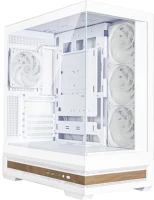 Zalman P40 NAMU WHITE P40 namu táp nélküli ablakos mid tower számítógépház fehér kép