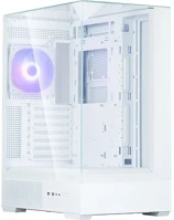 Zalman P40 PRISM PLUS WHITE P40 prism plus táp nélküli ablakos mid tower számítógépház fehér kép