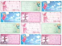 Zátonyi 254170000 Füzetcímke   12db-os többszínű 20 ív/csomag kép