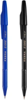 Zebra 31641-10 Golyóstoll 0,7mm, kupakos, fekete b1000 , írásszín fekete kép