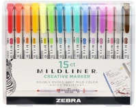 Zebra 15-ÖS Szövegkiemelő  mildliner highlighter 15-ös készlet kép