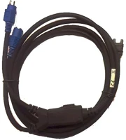 Zebra CBA-K63-S07PAR Cable auto-host detect keybrd wedge 2m str ps2 port 12v kép