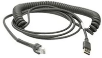Zebra CBA-U09-C15ZAR Vonalkód olvasó adatkábel usb 15ft. (4.6m) kép