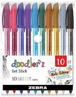 Zebra COR_TZ02619 zseléstoll készlet, 0,33 mm, kupakos, zebra 