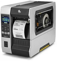 Zebra ZT61043-T2E0100Z Tt print zt610 4in 300dpi eu&uk usb gbe bt usb rew clr-dsp zpl in kép