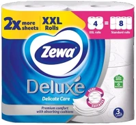 Zewa 10740 Toalettpapír  deluxe 3 rétegű 4 tekercses delicate care kép