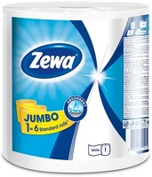 Zewa 12.00668 Kéztörlő tekercses háztartási  jumbo white 2 rétegű 1 tekercses 325 lap kép